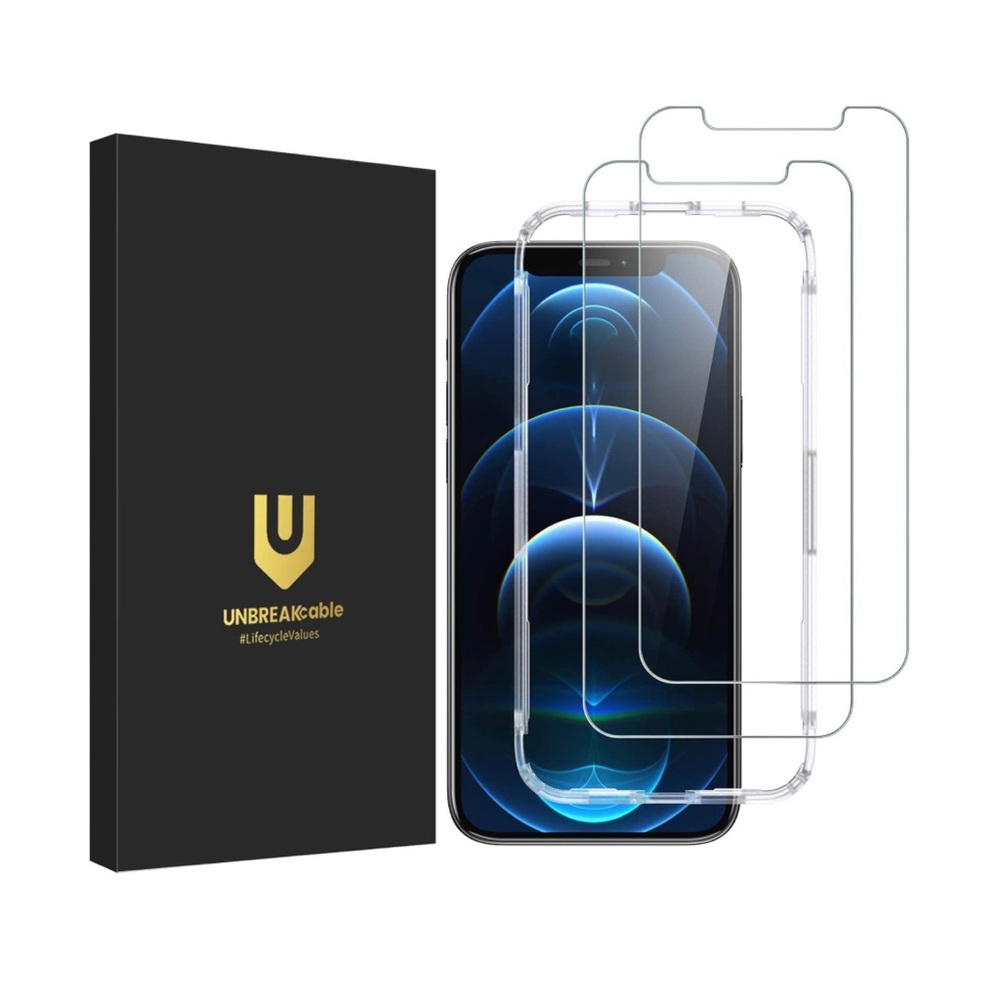 UNBREAKcable Shatterproof Tempered Glass Screen Protector for iPhone 13 Mini